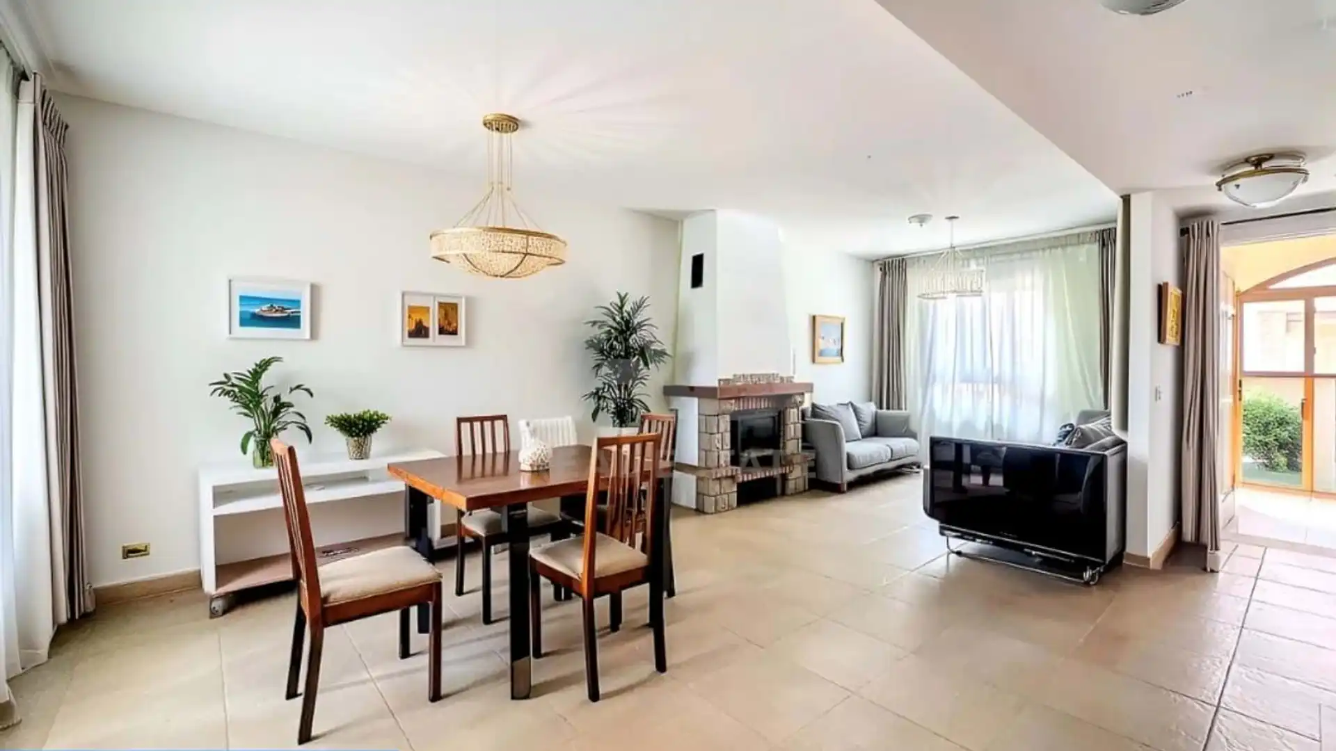 Dining room of Single-family semi-detached for sale in Tarifa  with Heating, Terrace and Swimming Pool