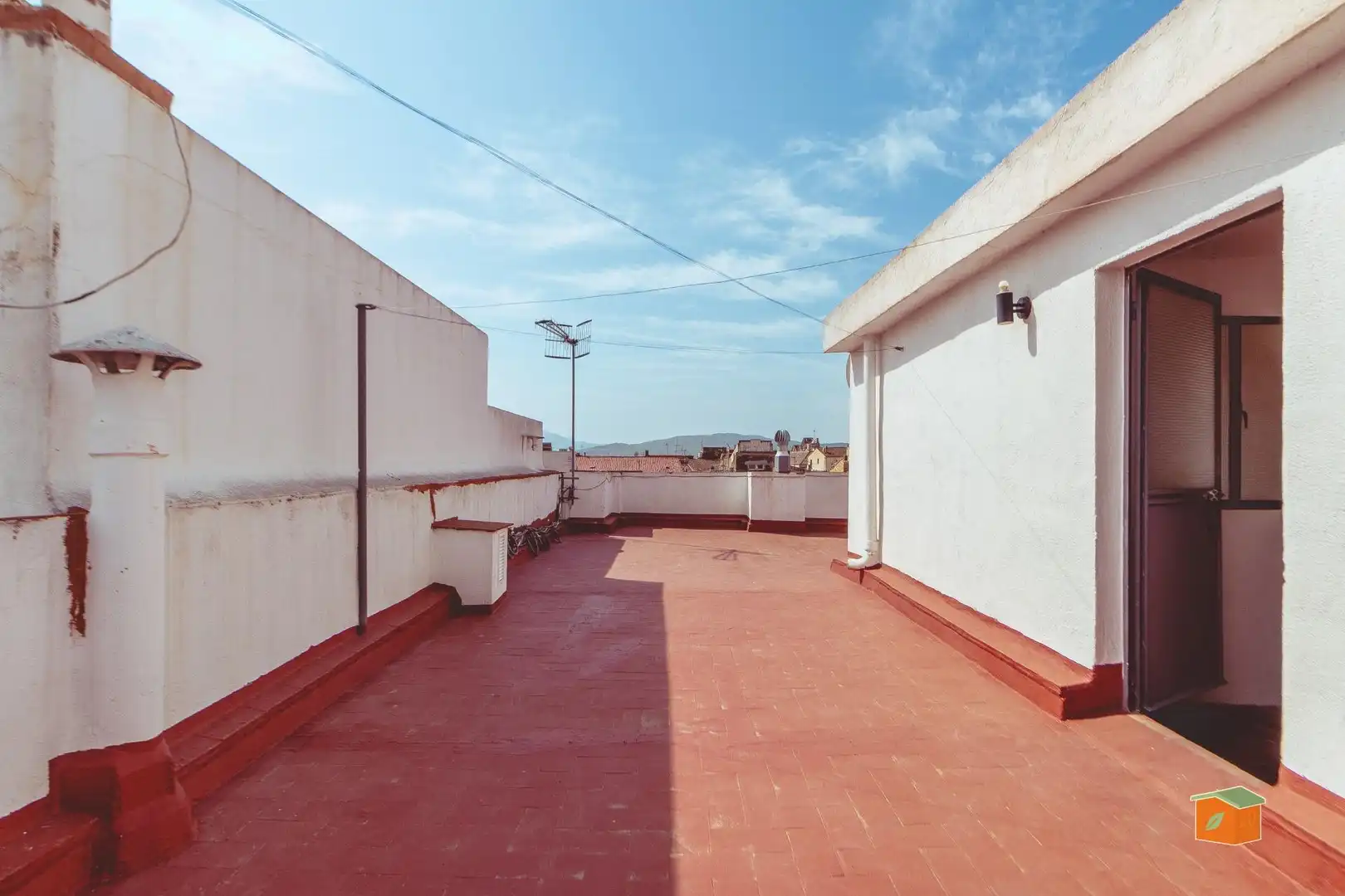 Terrasse von Wohnungen zum Verkauf in Santa Bàrbara mit Parkett, Terrasse und Balkon
