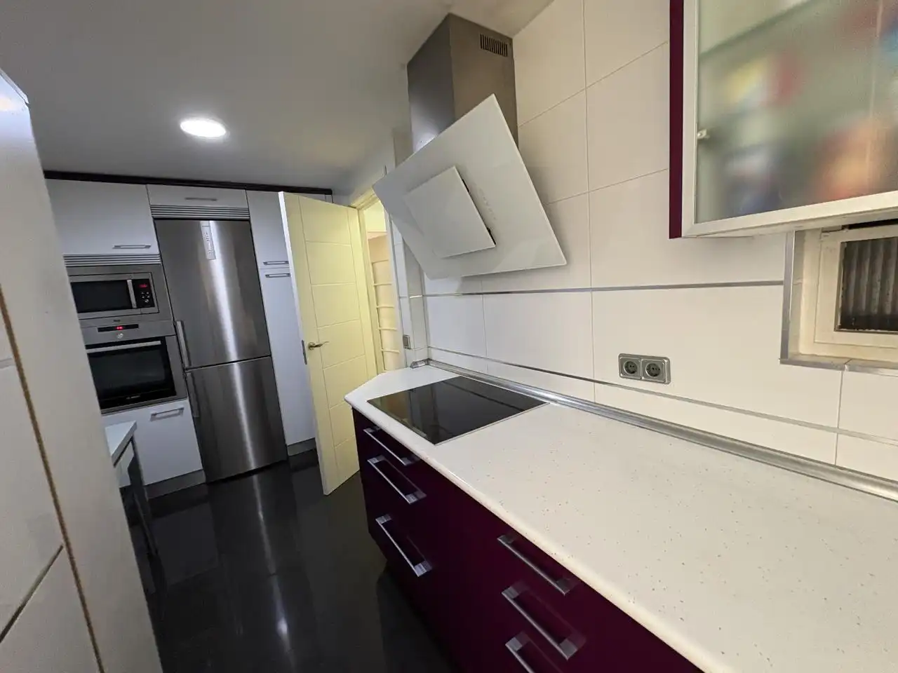 Kitchen of Flat for rent in Madrid  with Air Conditioner, Heating and Furnished