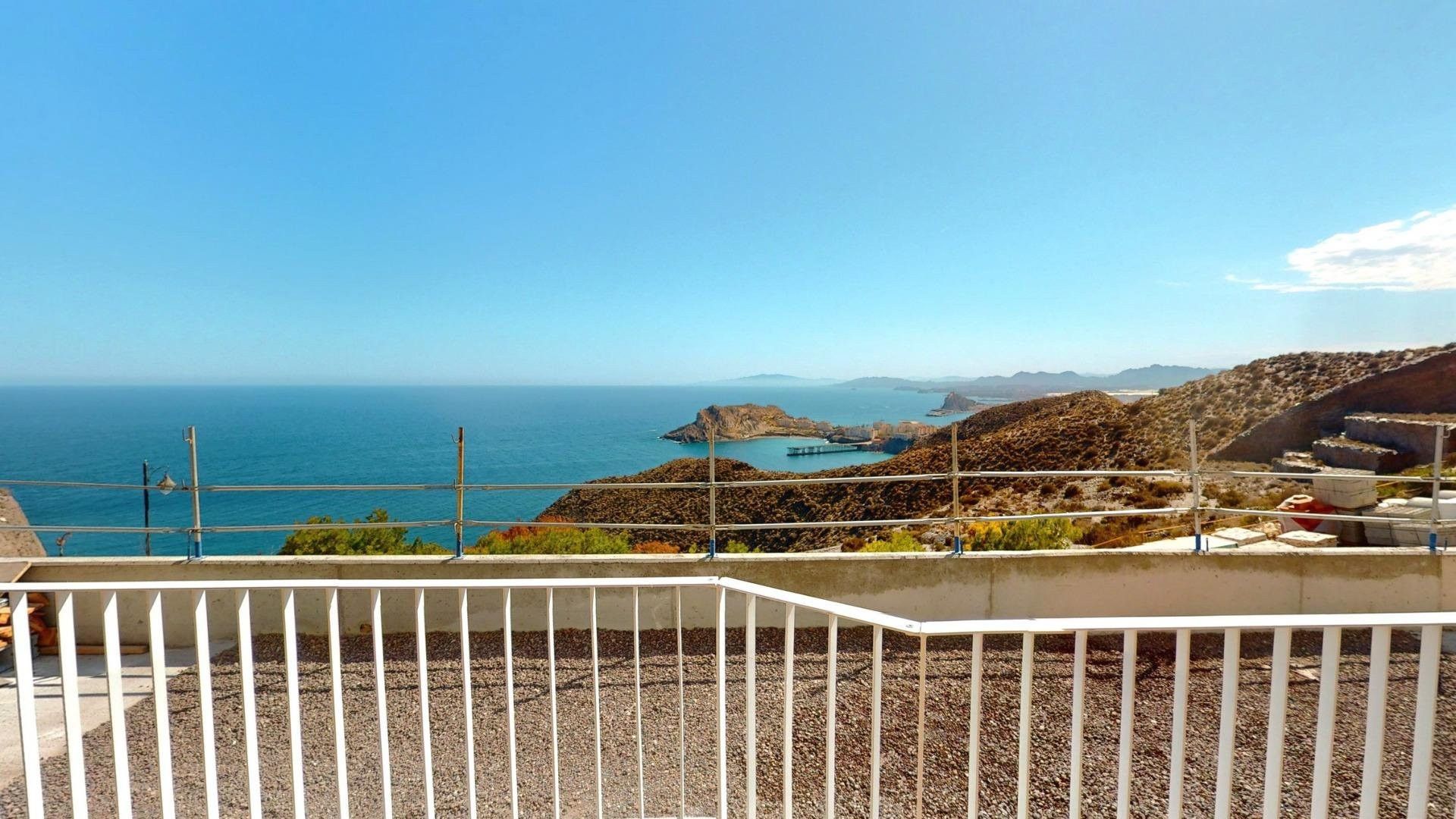 Vista exterior de Àtic en venda en Águilas amb Terrassa i Piscina