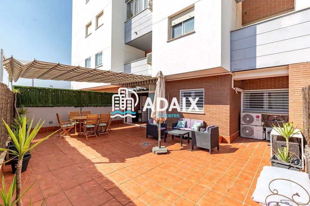 Garden of Flat for sale in Cáceres Capital  with Air Conditioner, Heating and Terrace