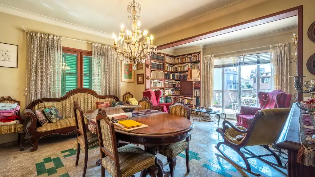 Dining room of Houses for sale in  Palma de Mallorca  with Air Conditioner, Private garden and Terrace