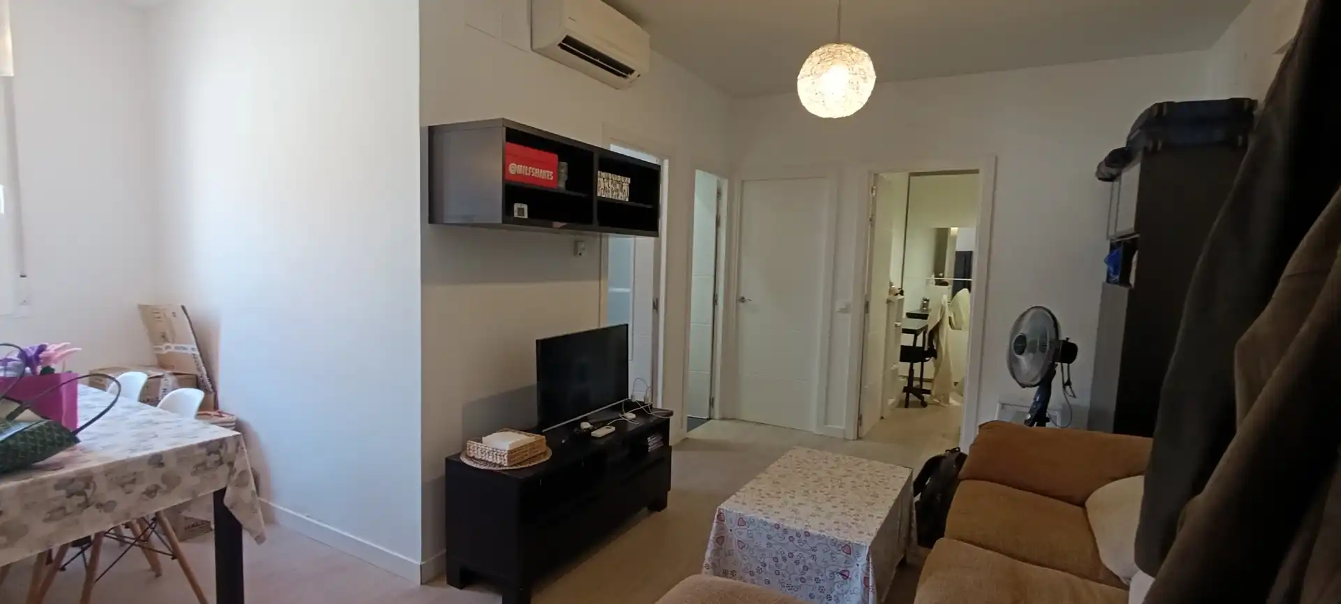 Wohnzimmer von Wohnung zur Miete in Madrid mit Klimaanlage, Heizung und Möbliert