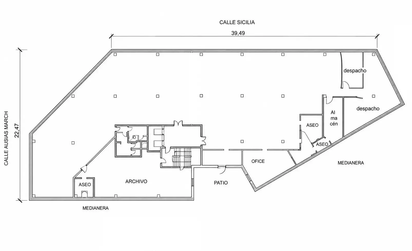 Office space with lift for sale in Carrer Carrer Sicília, imagen 26