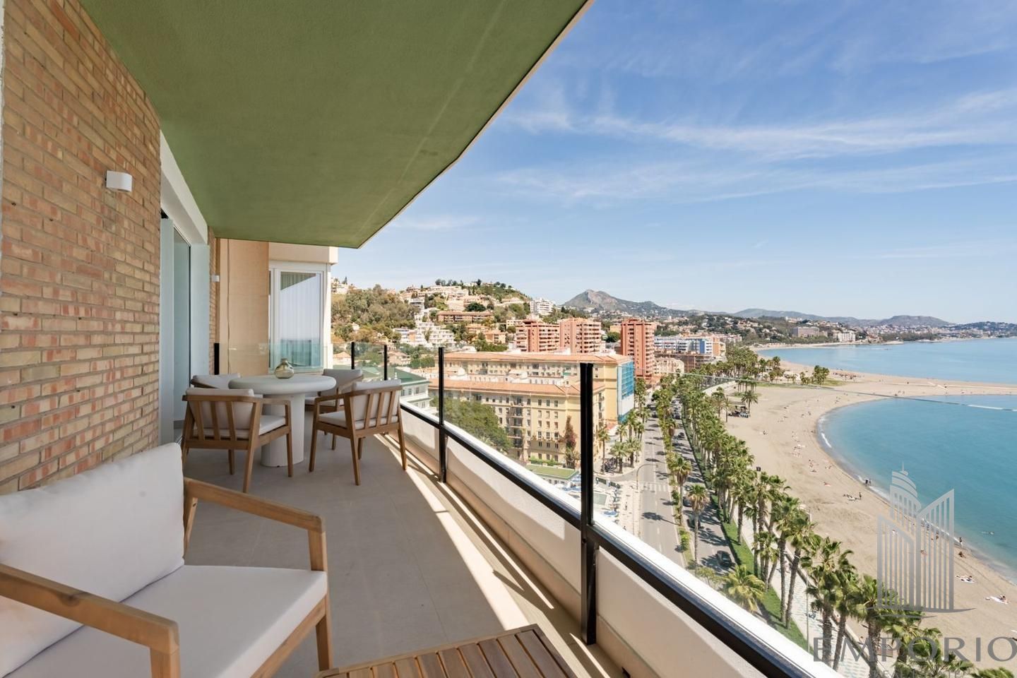 Bedroom of Flat for sale in Málaga Capital  with Air Conditioner, Terrace and Furnished