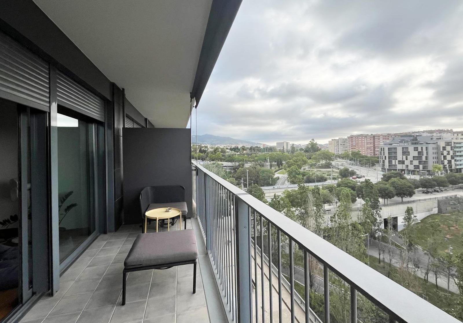 Terrace of Flat to rent in L'Hospitalet de Llobregat  with Air Conditioner, Heating and Terrace