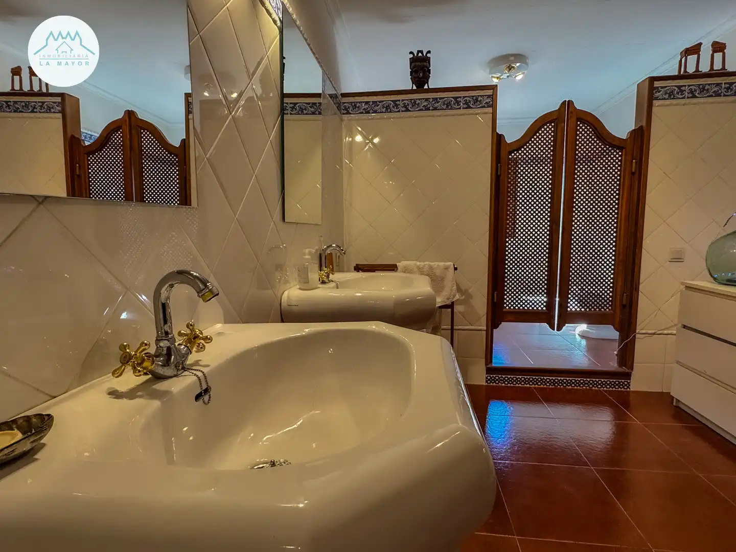 Baño de Casa o chalet en venta en Piedrabuena con Calefacción, Jardín privado y Terraza