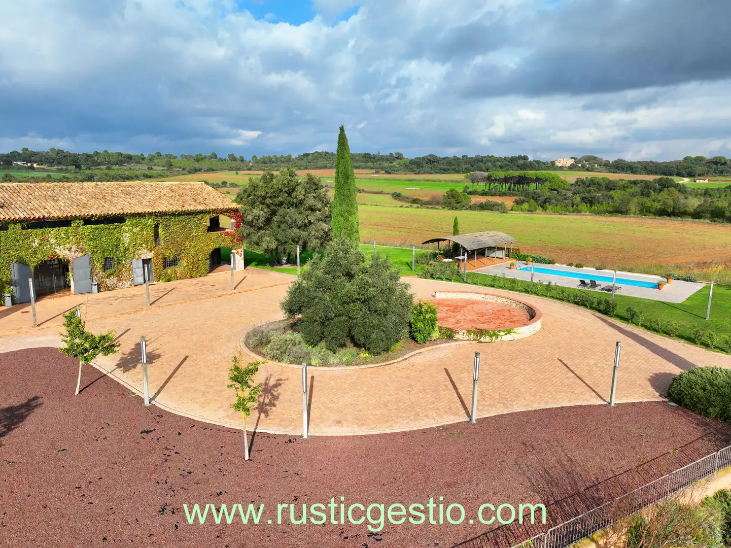 Garden of Country homes for sale in Terrades  with Air Conditioner, Heating and Private garden