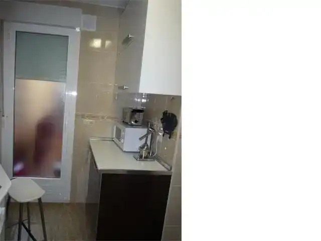 Kitchen of Flat for rent in Hontanares de Eresma  with Parquet flooring, Furnished and Oven