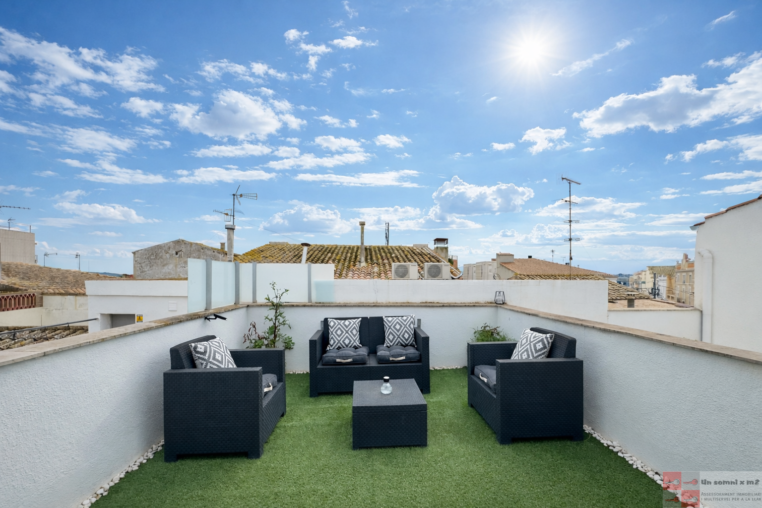 Terrace of Single-family semi-detached for sale in Vilafranca del Penedès  with Air Conditioner, Parquet flooring and Terrace