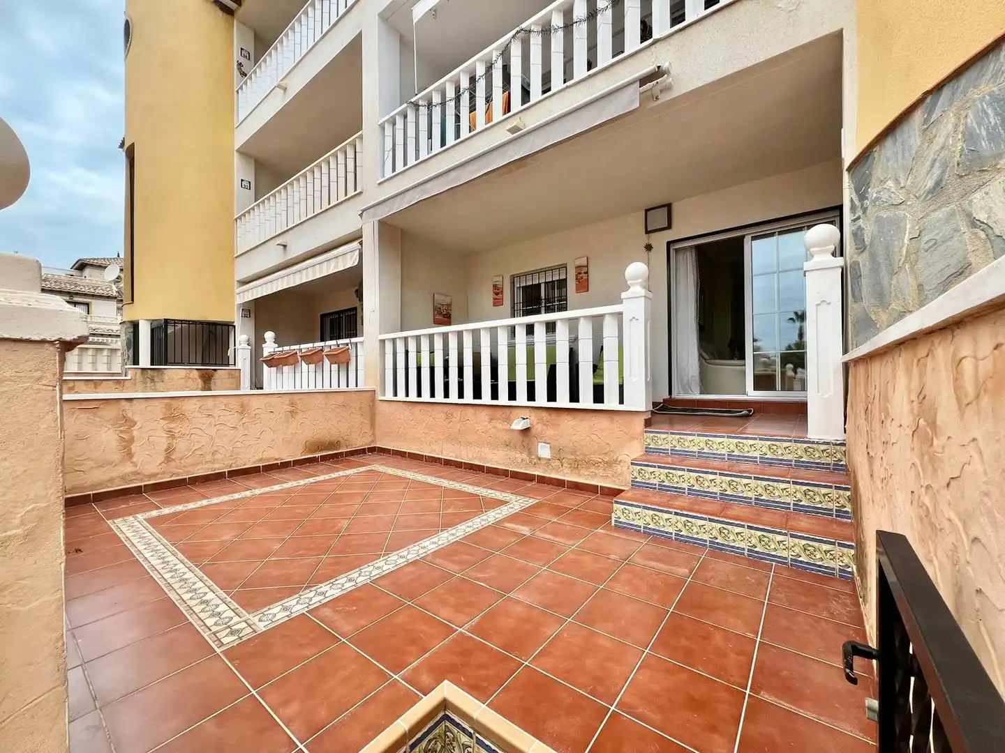 Balcony of Flat for rent in Orihuela  with Air Conditioner, Heating and Private garden