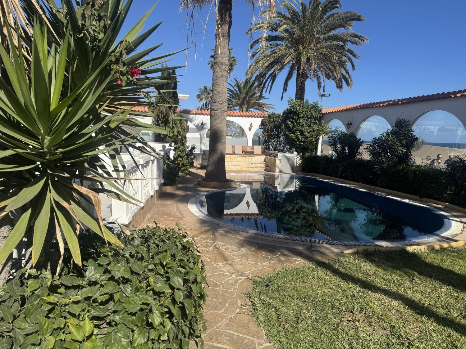 Swimming pool of House or chalet for sale in San Bartolomé de Tirajana  with Air Conditioner, Private garden and Terrace