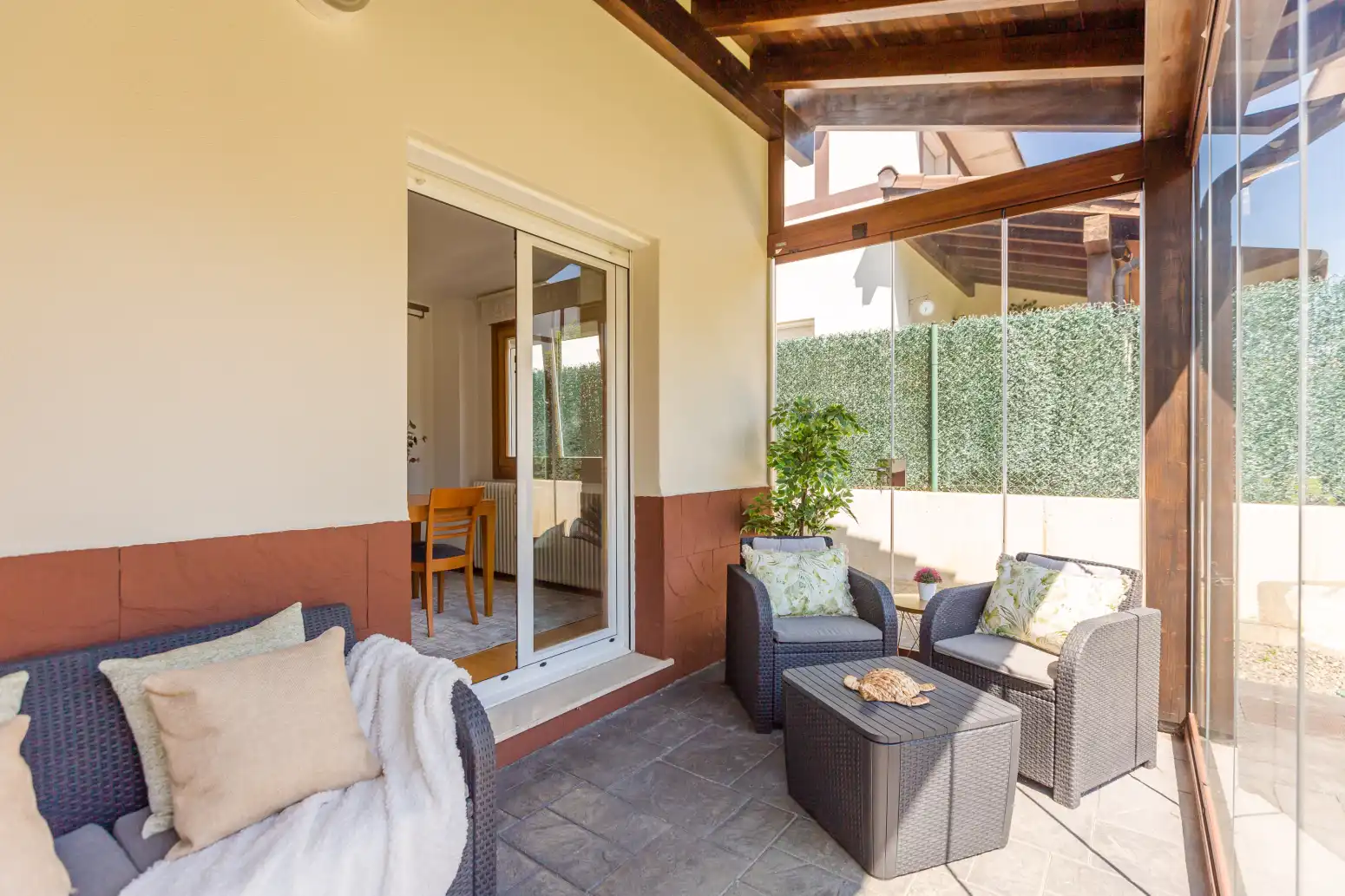 Terraza de Casa o chalet en venta en Berrioplano / Berriobeiti con Calefacción, Jardín privado y Parquet