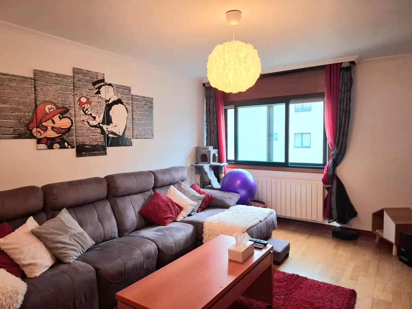 Living room of Flat for sale in Mos  with Heating, Private garden and Storage room