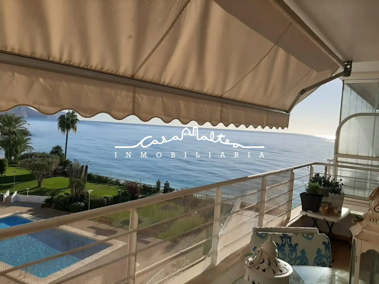 Exterior view of Flat for sale in Altea  with Air Conditioner, Private garden and Terrace