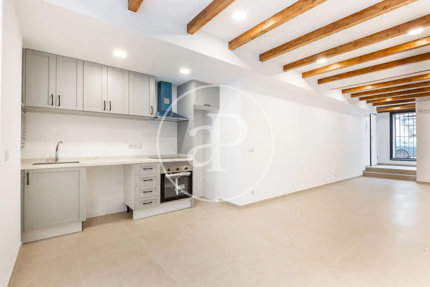 Küche von Loft zum Verkauf in Valencia mit Klimaanlage, Heizung und Terrasse