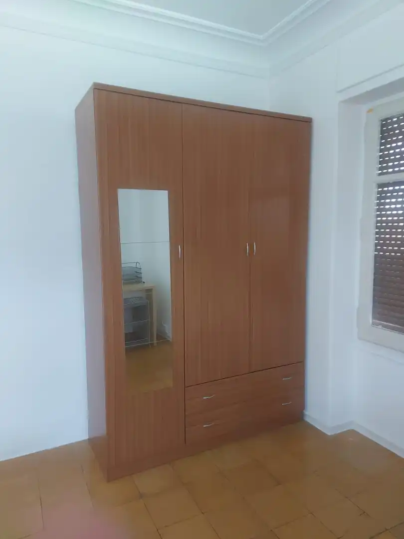 Schlafzimmer von Wohnung zur Miete in Zaragoza mit Heizung, Möbliert und Ofen