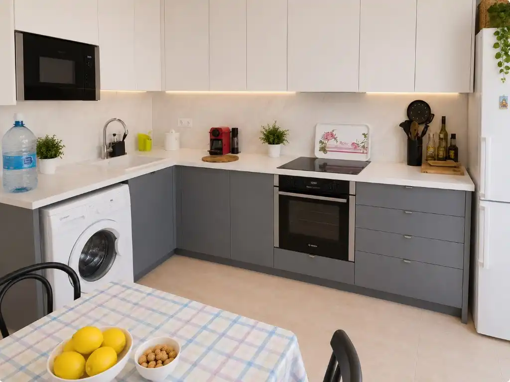 Küche von Wohnung zum Verkauf in Dénia mit Möbliert