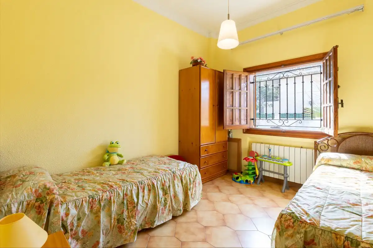 Schlafzimmer von Country house zum Verkauf in Mogente / Moixent mit Klimaanlage, Heizung und Terrasse