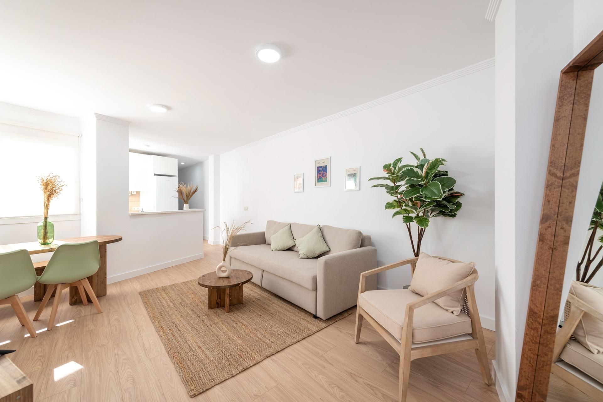 Living room of Flat to rent in Málaga Capital  with Air Conditioner, Heating and Terrace