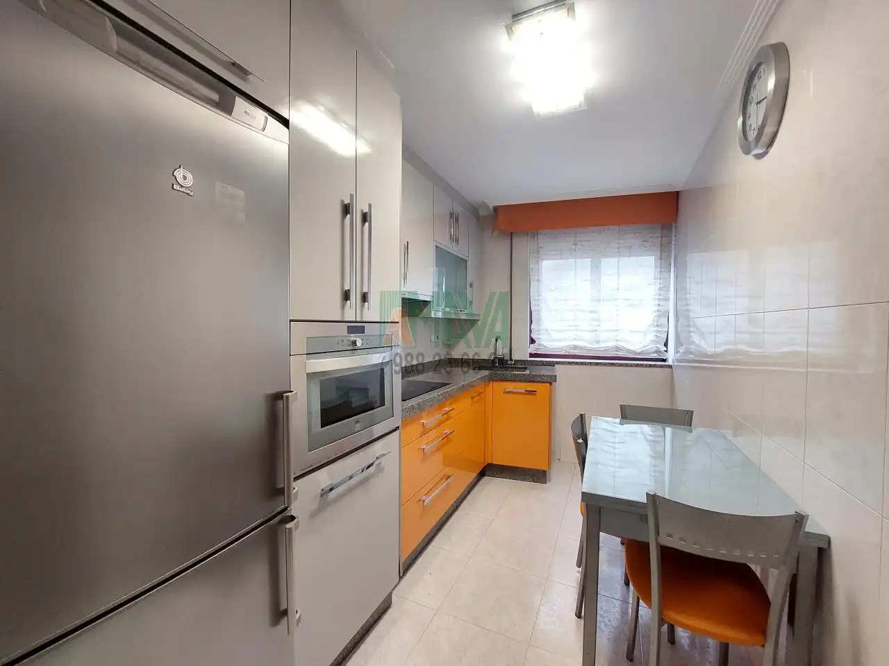 Cocina de Apartamento de alquiler en Ourense Capital  con Calefacción, Trastero y Amueblado