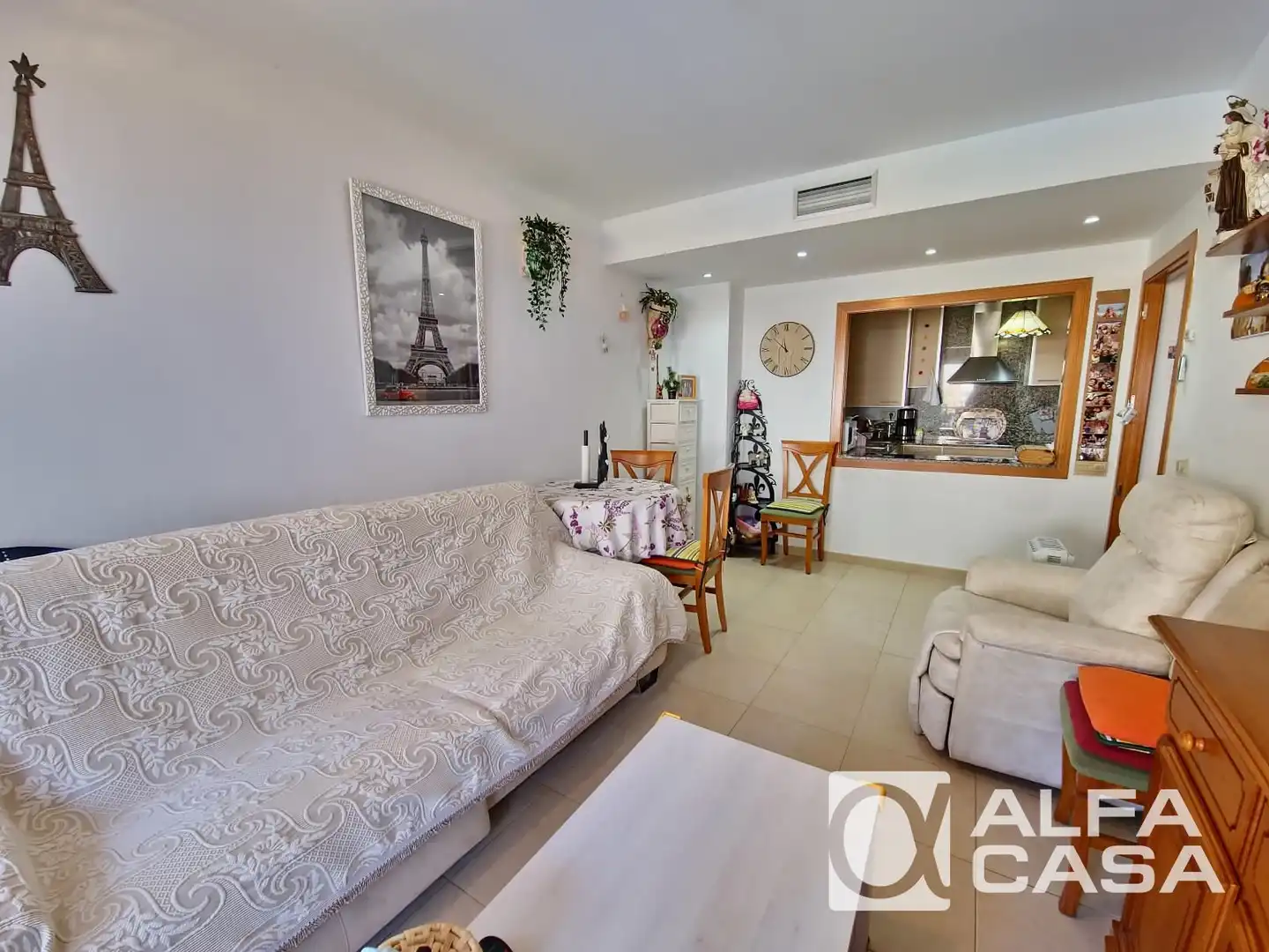 Sala de estar de Piso en venta en Lloret de Mar con Aire acondicionado, Calefacción y Terraza