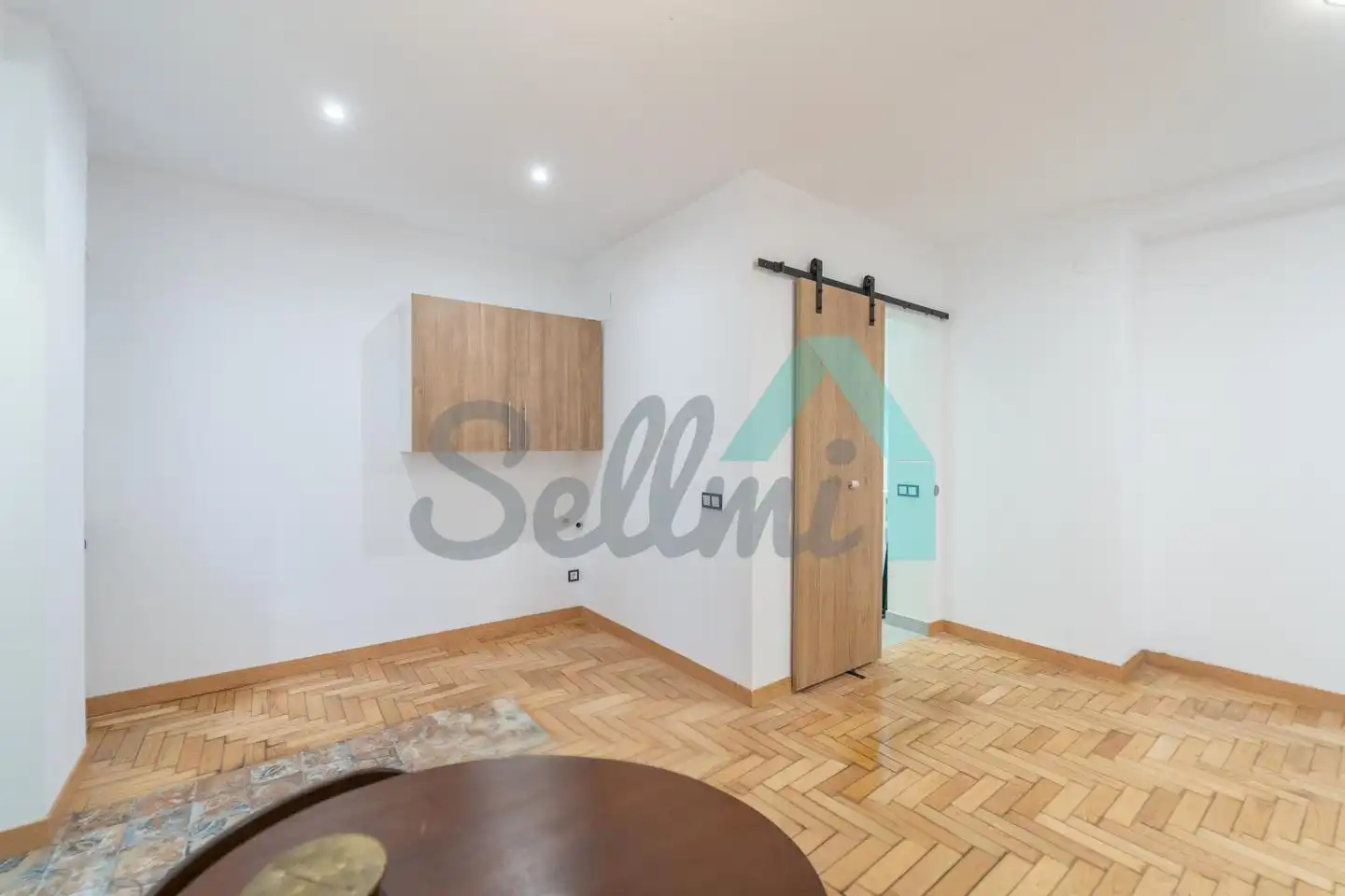 Sala de estar de Piso en venta en Oviedo  con Calefacción, Parquet y Terraza