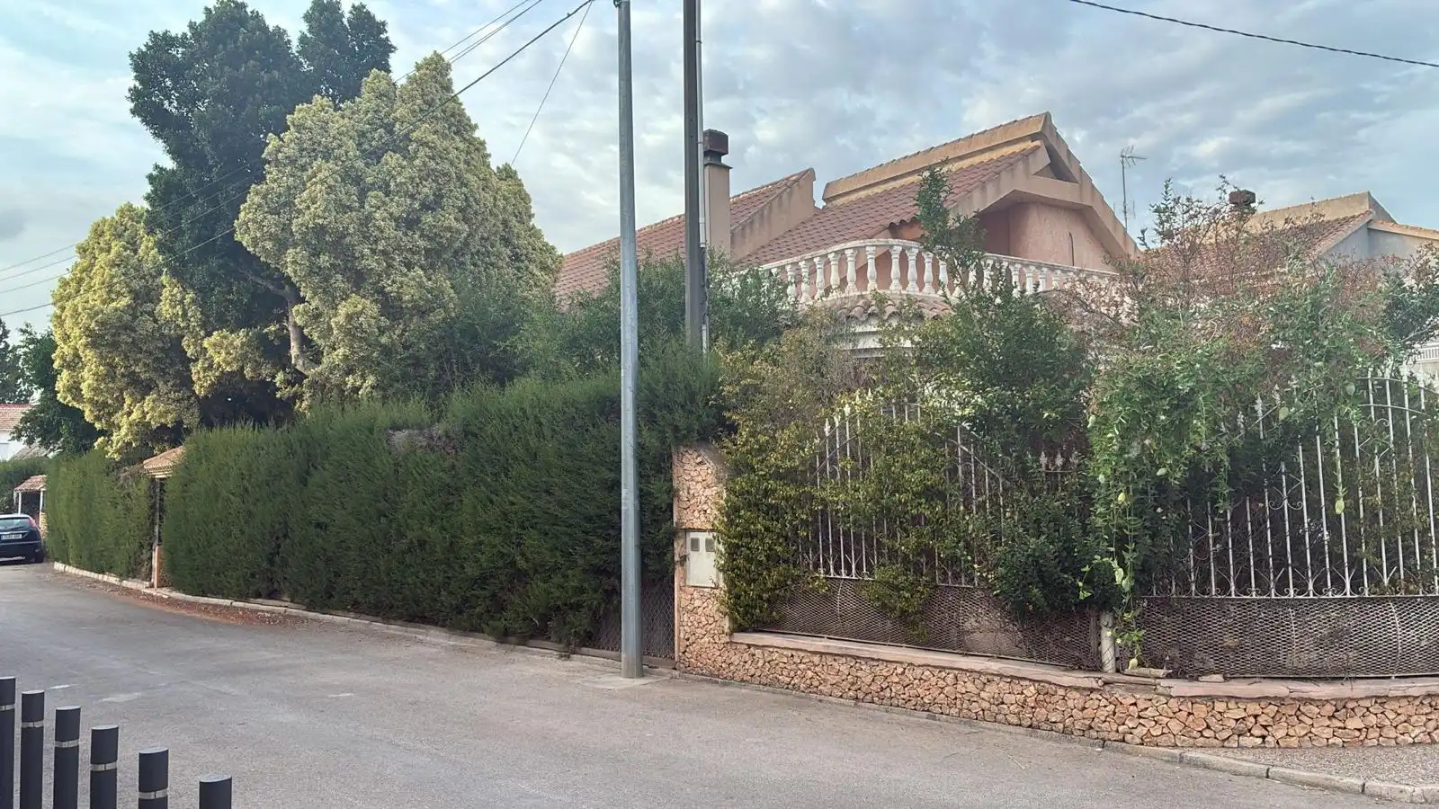 Vista exterior de Casa o xalet en venda en  Murcia Capital amb Aire condicionat, Jardí privat i Terrassa