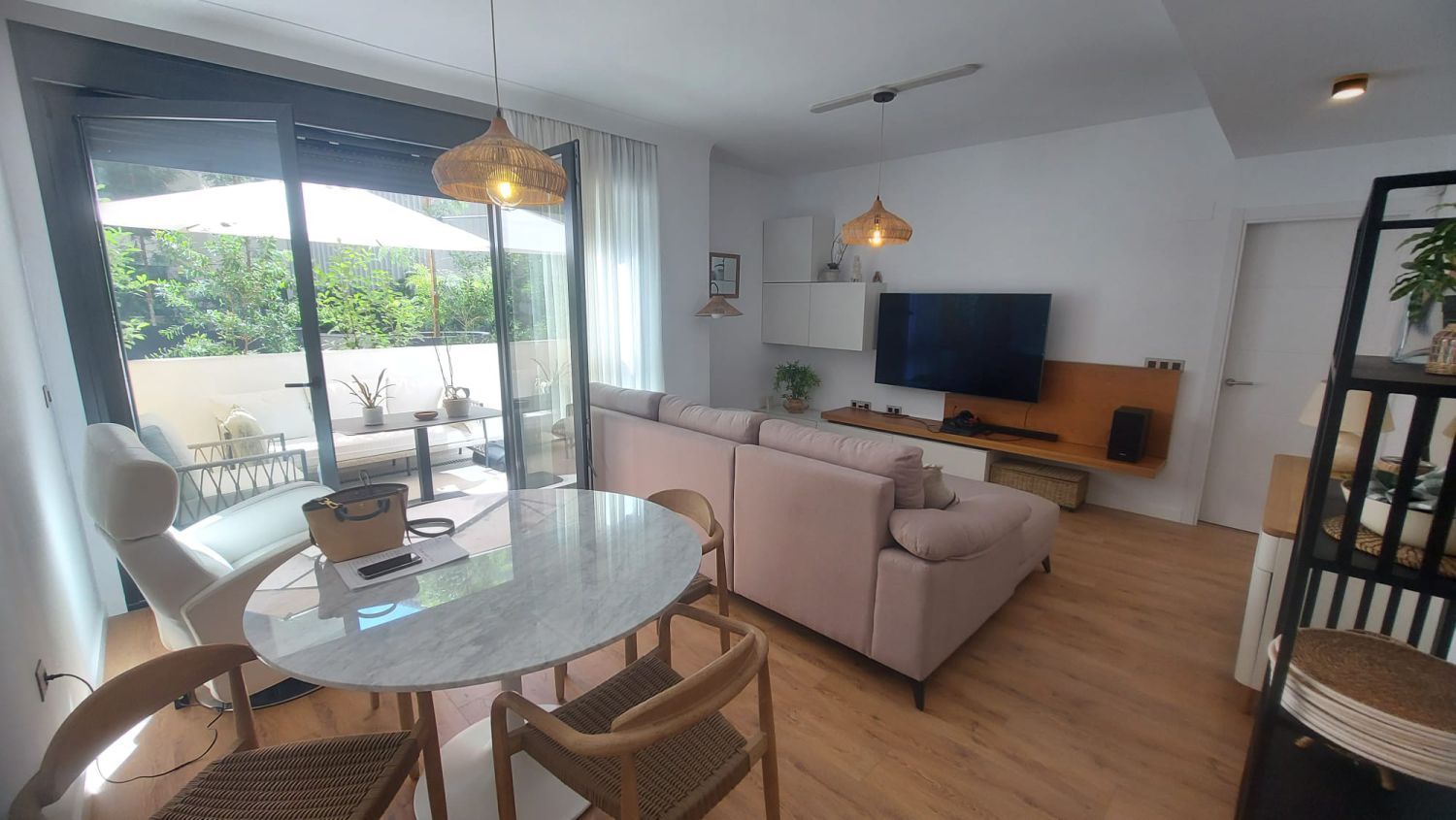 Sala de estar de Piso de alquiler en  Jaén Capital con Aire acondicionado, Calefacción y Terraza