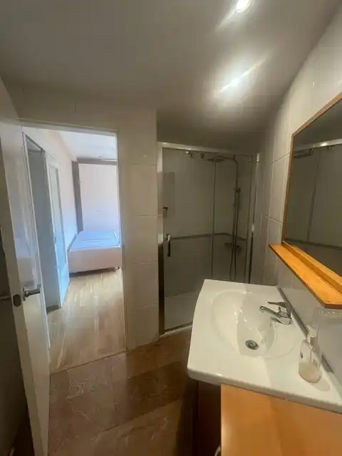 Badezimmer von Wohnung zur Miete in Sant Cugat del Vallès mit Klimaanlage, Heizung und Parkett