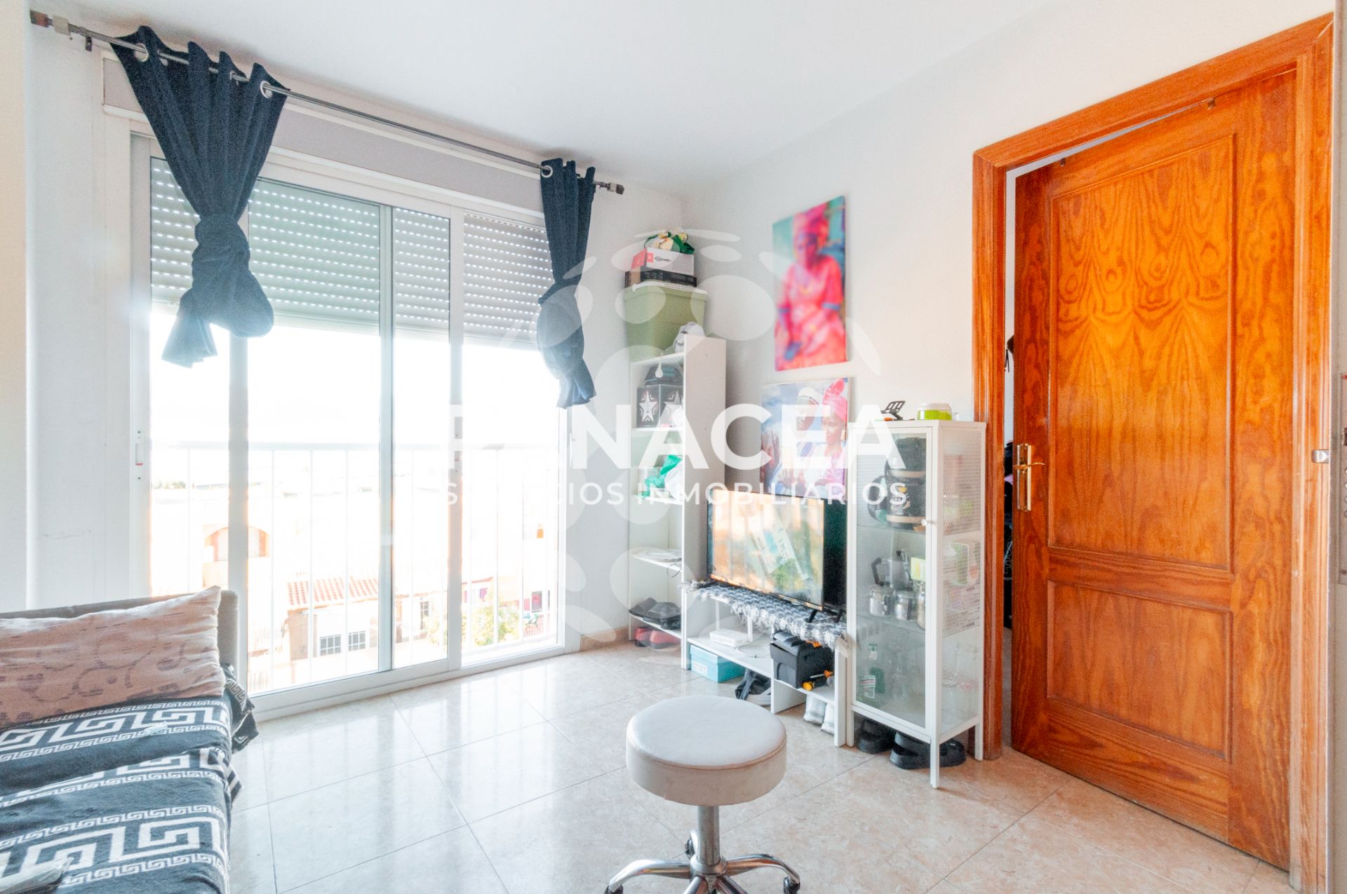 Bedroom of Flat for sale in Roquetas de Mar  with Furnished, Washing machine and TV