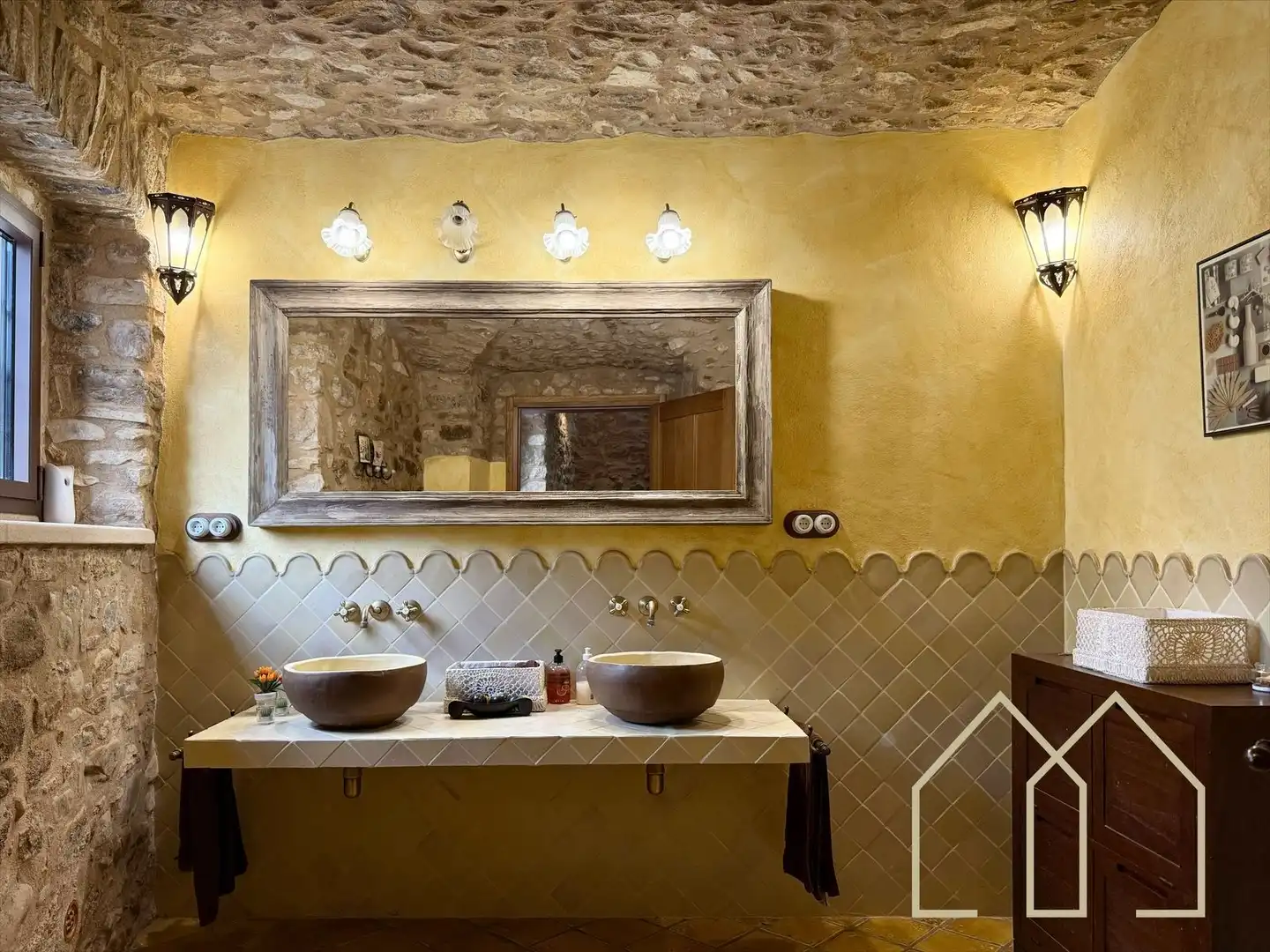 Baño de Casa o chalet en venta en Sant Joan de Mollet con Aire acondicionado, Calefacción y Jardín privado