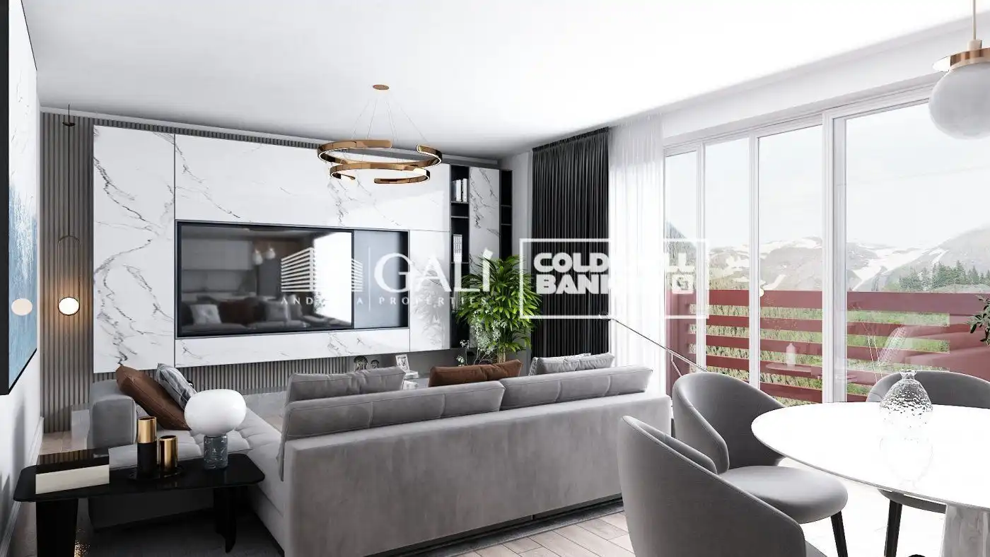 Sala de estar de Ático de alquiler en Canillo con Calefacción, Jardín privado y Terraza