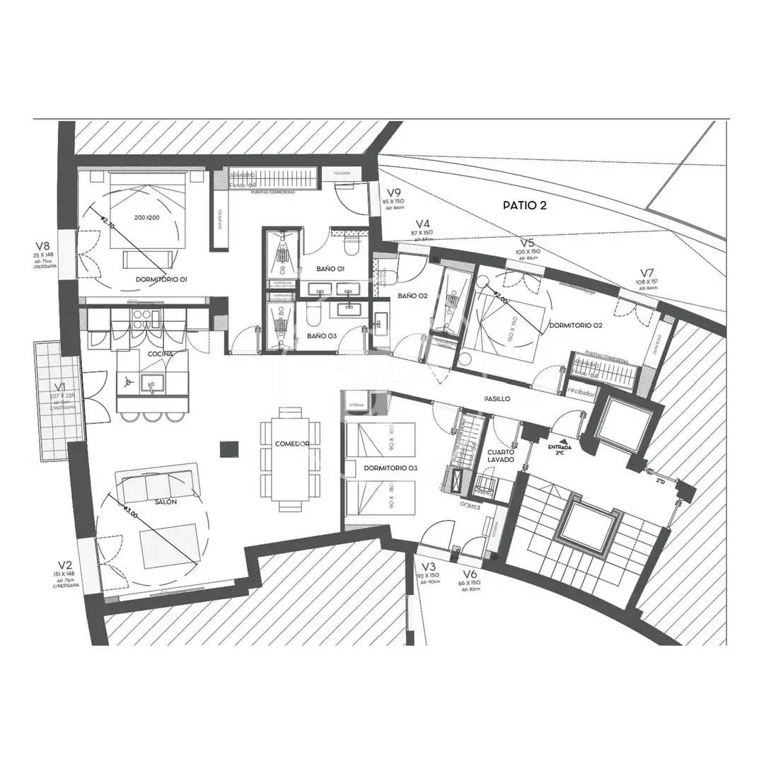 Piso en venta en Madrid con Aire acondicionado, Calefacción y Terraza