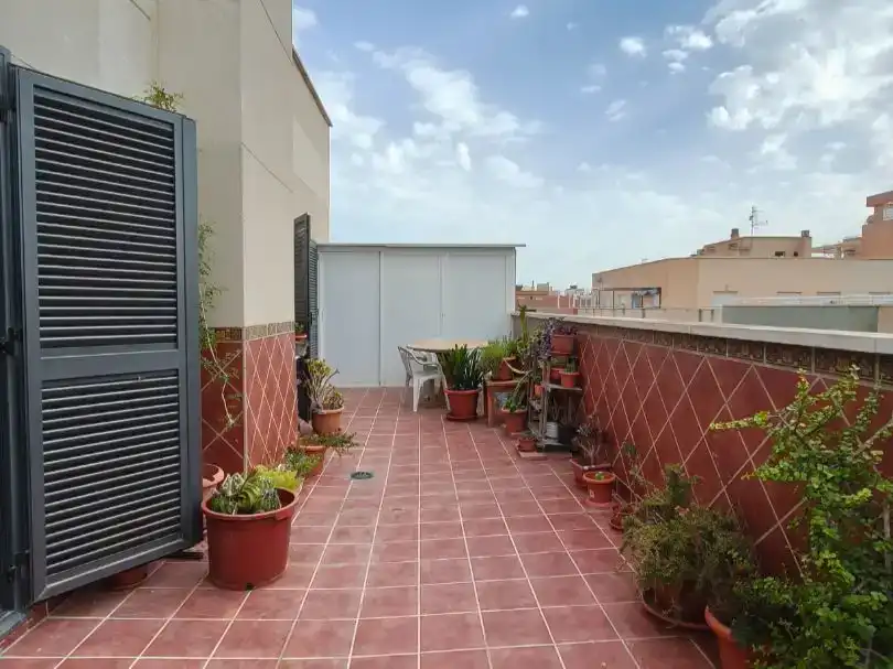 Terrace of Flat for sale in El Ejido  with Air Conditioner and Balcony