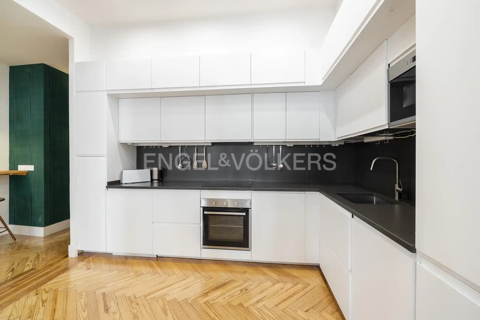 Cuina de Pis de lloguer en Madrid amb Aire condicionat, Calefacció i Parquet