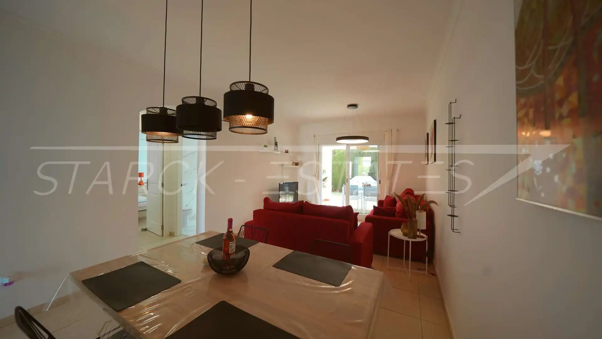 Sala d'estar de Casa o xalet en venda en Beniarbeig amb Aire condicionat i Piscina