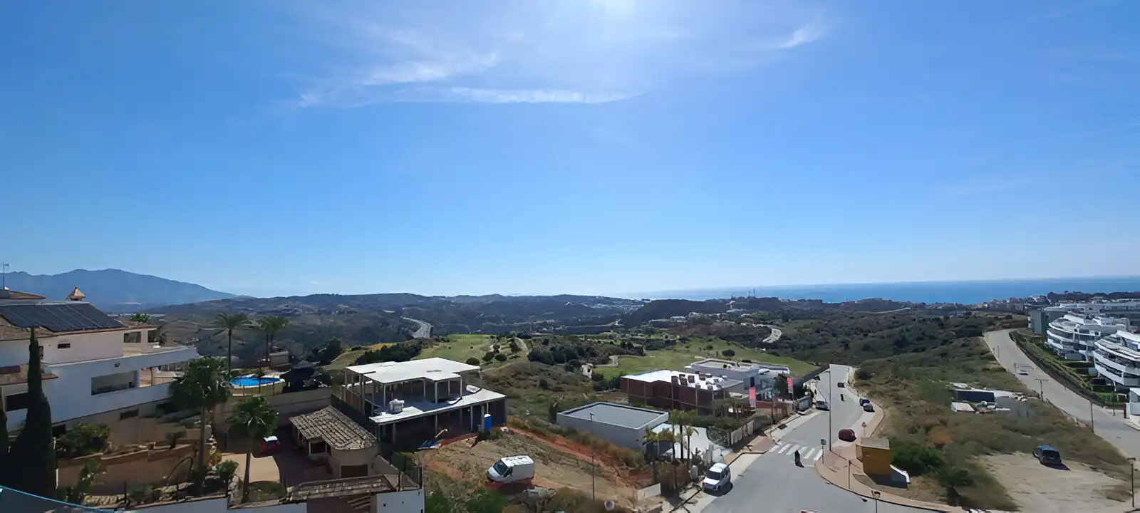 Exterior view of Apartments for sale in Mijas  with Air Conditioner, Terrace and Swimming Pool