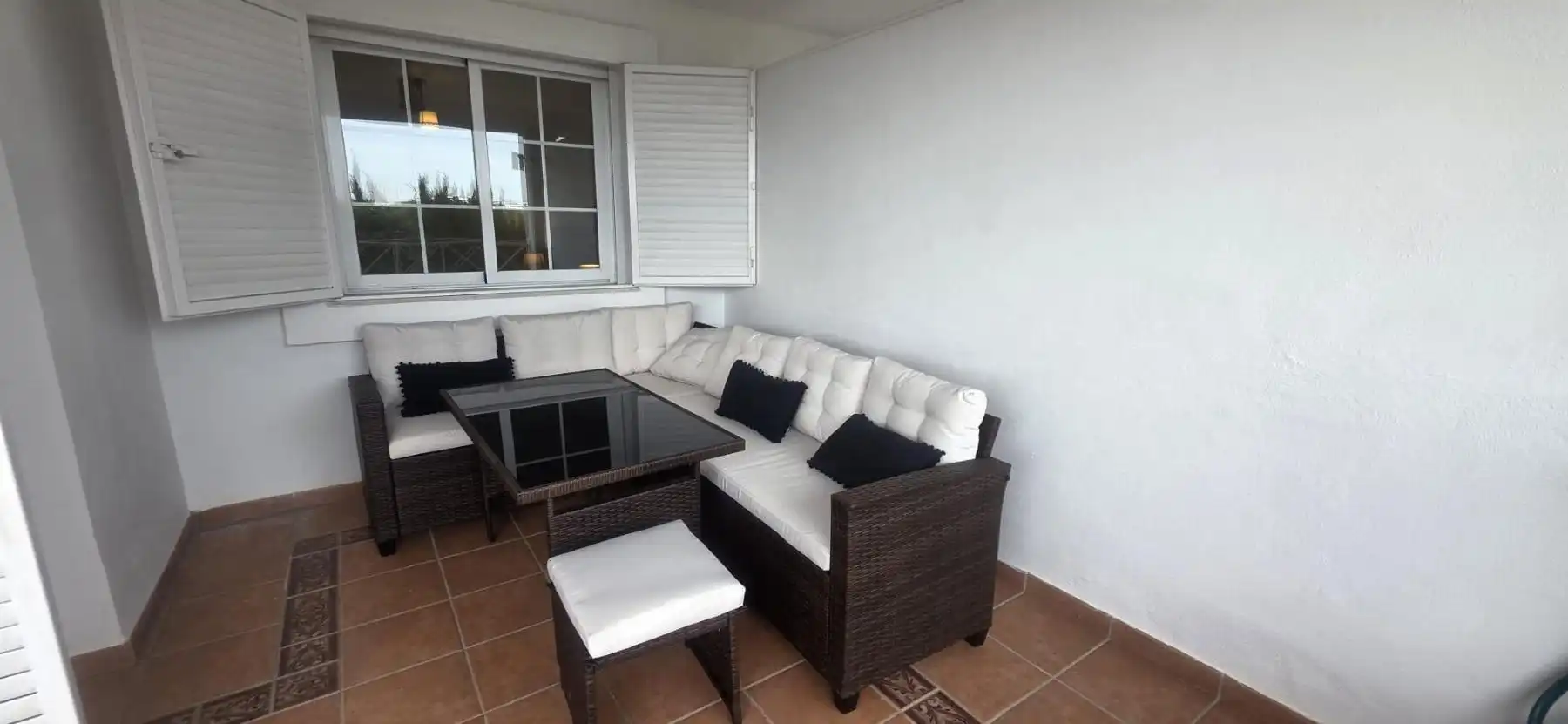 Terrasse von Wohnung zum Verkauf in Marbella mit Klimaanlage, Terrasse und Balkon