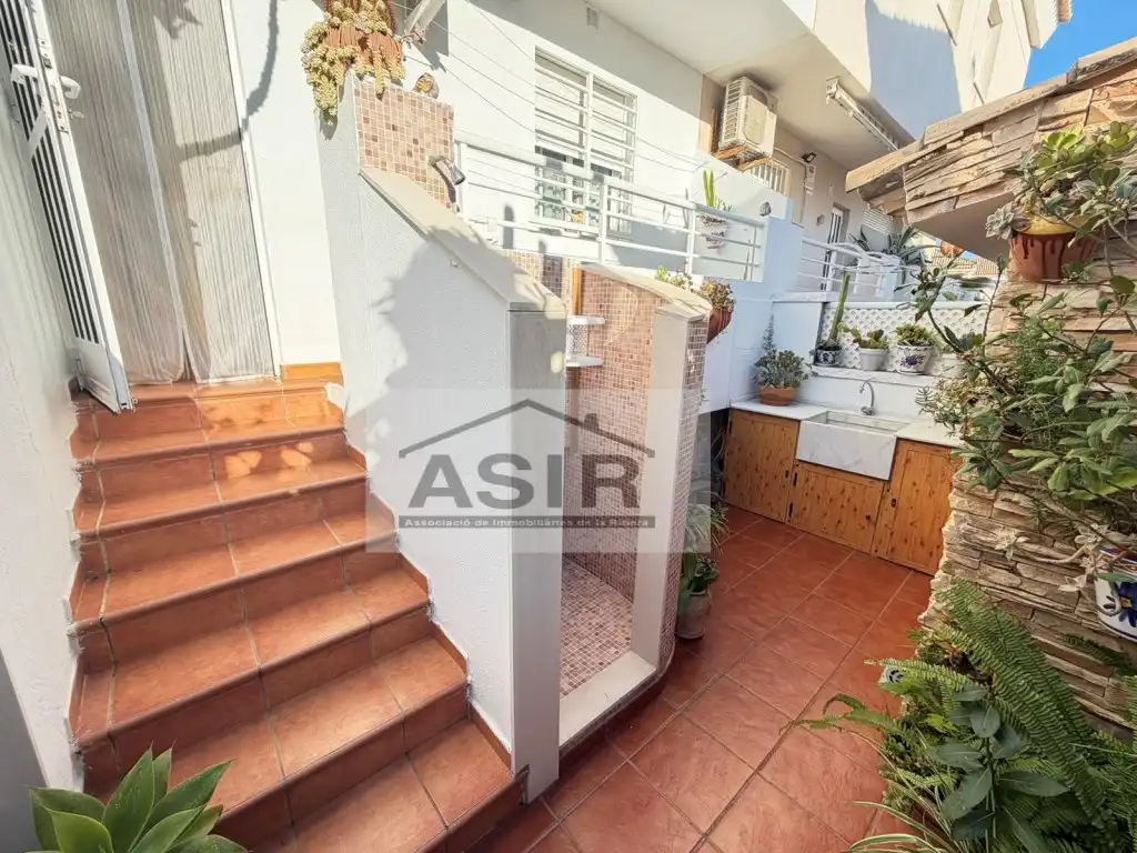 Balcony of Houses for sale in Sueca  with Air Conditioner, Terrace and Swimming Pool