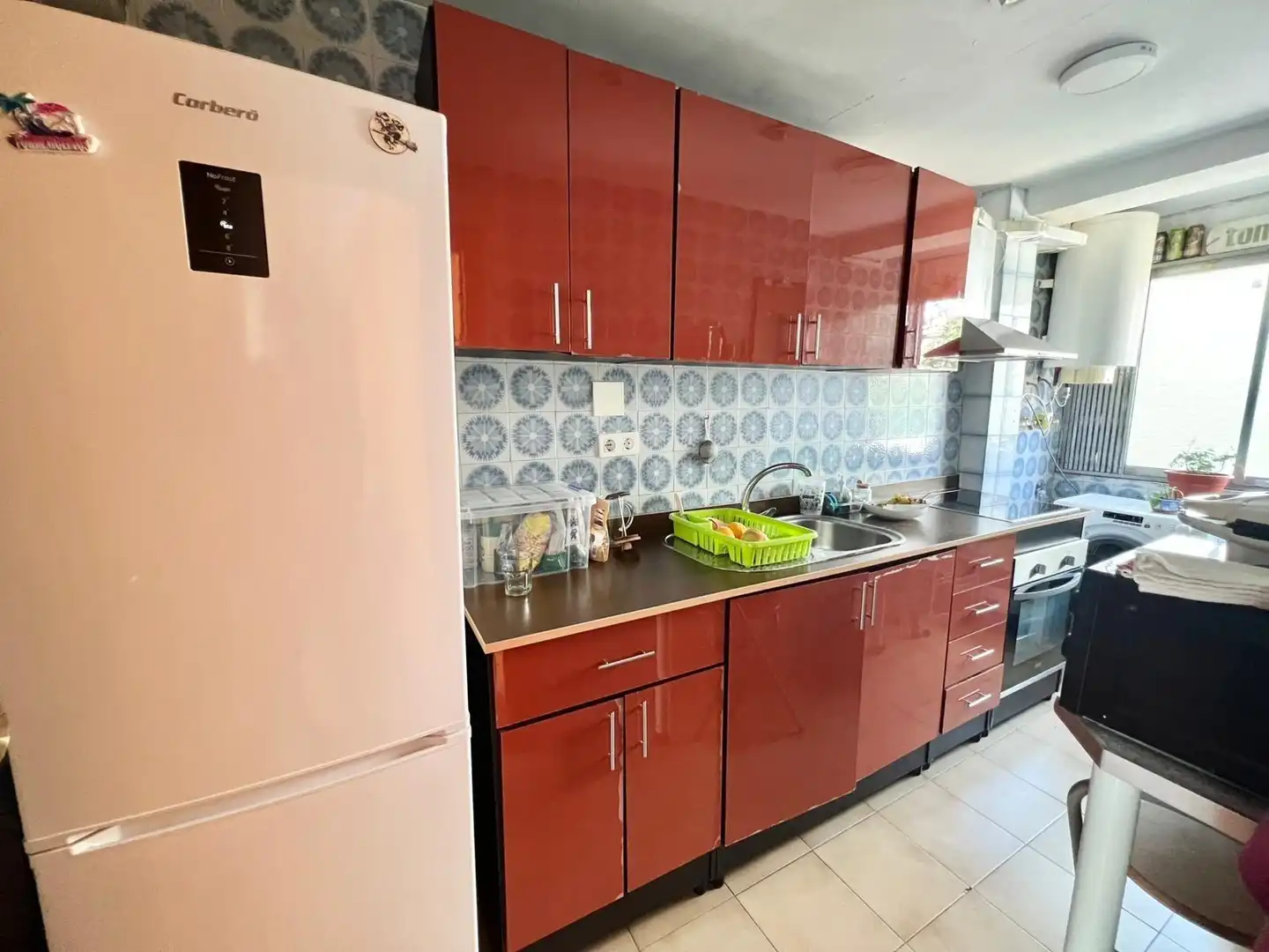 Kitchen of Flat for rent in Granada  with Furnished and Balcony