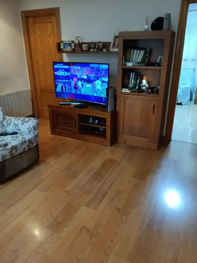 Sala d'estar de Casa adosada en venda en Fuente Álamo de Murcia amb Aire condicionat, Terrassa i Balcó