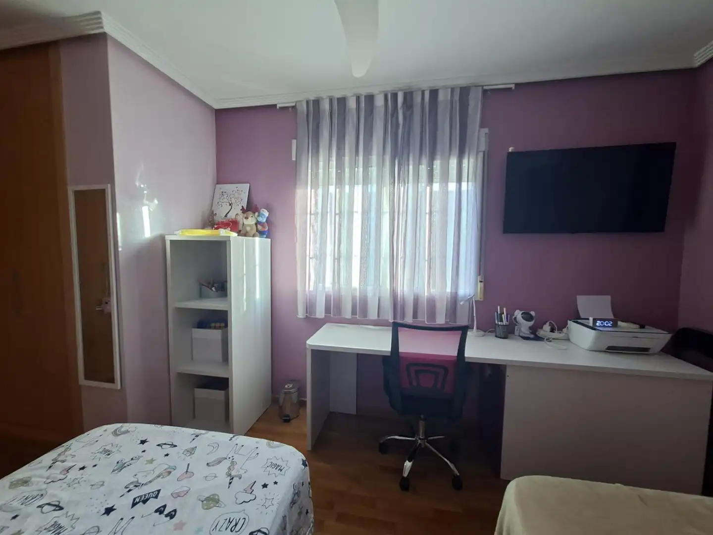 Dormitori de Dúplex de lloguer en Murcia amb Aire condicionat, Calefacció i Terrassa