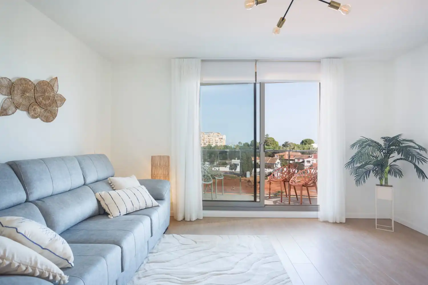 Sala de estar de Apartamento en venta en Dénia con Aire acondicionado, Calefacción y Jardín privado