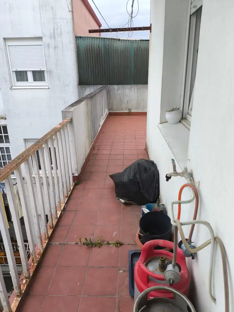 Balcony of Flat for sale in Carballo