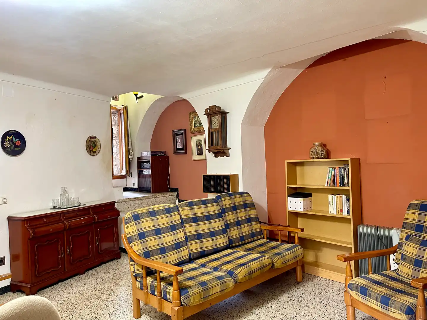 Sala de estar de Finca rústica en venta en Setcases con Calefacción, Amueblado y Horno