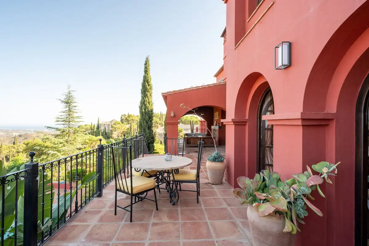 Terraza de Casa o chalet de alquiler en Benahavís con Aire acondicionado, Jardín privado y Terraza