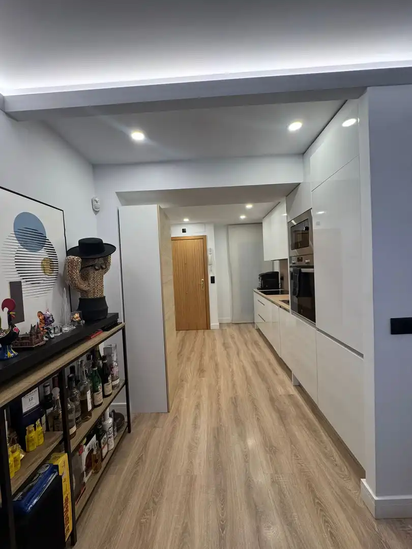 Kitchen of Flat for rent in Madrid  with Private garden, Terrace and Furnished