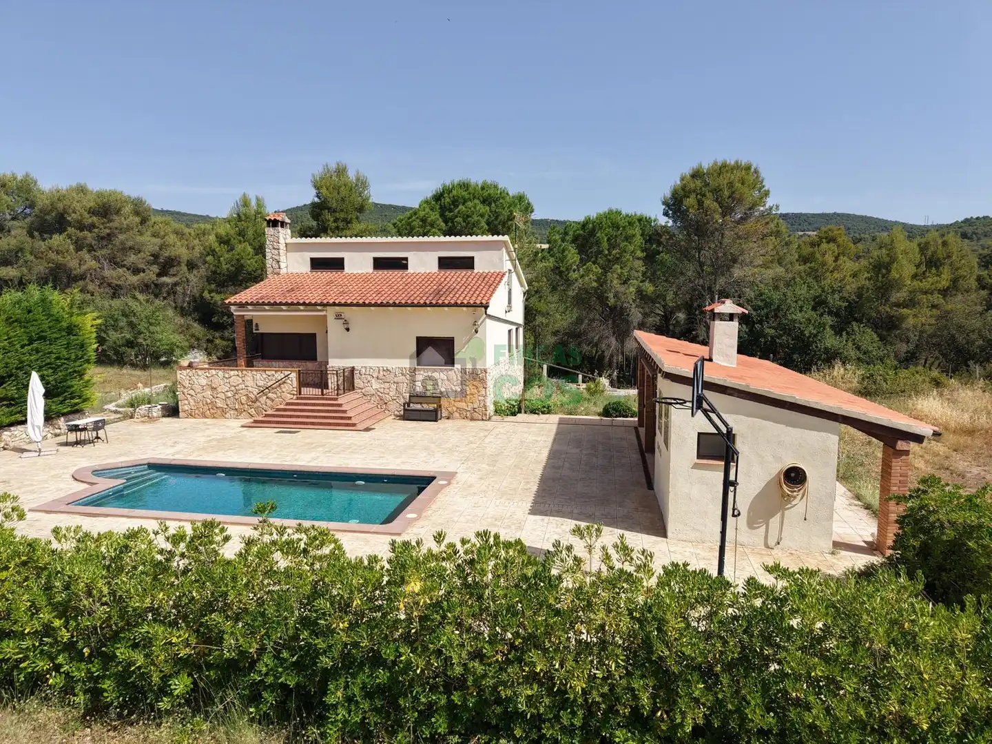 Garden of Houses for sale in Pontons  with Private garden, Terrace and Swimming Pool