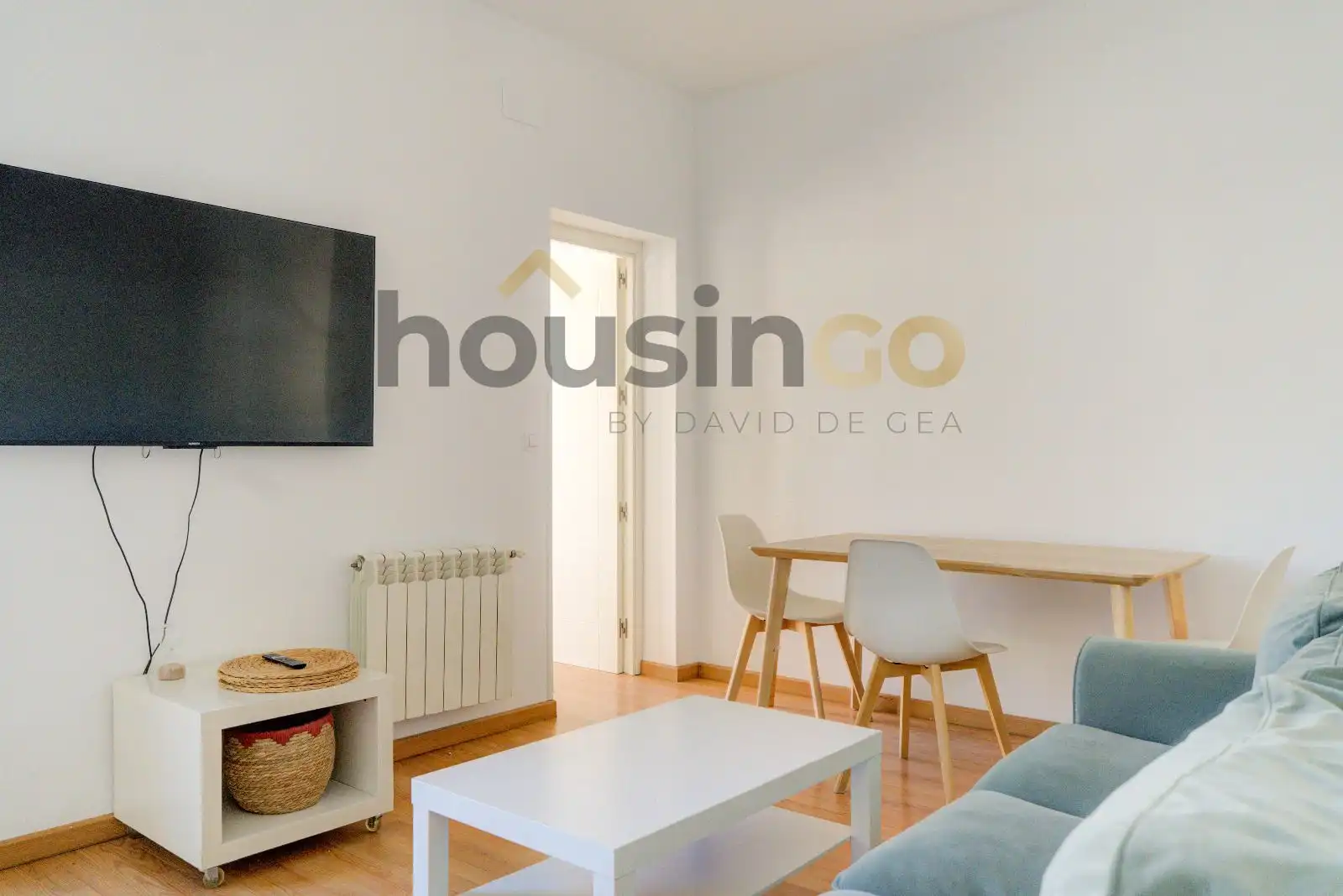 Wohnzimmer von Dachboden zur Miete in Madrid mit Klimaanlage, Heizung und Parkett
